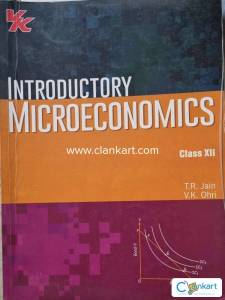 Microeconomics class 12th TR Jain VK Ohri VK Global Publishing