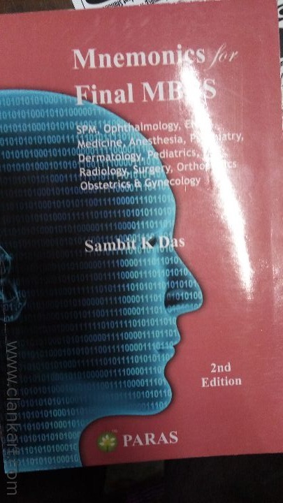 Mnemonics for final MBBS rguhs sambit k das