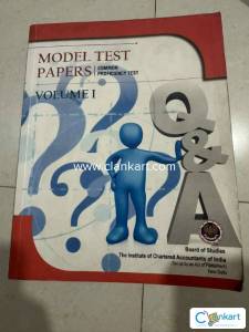 Model Test Papers Volume 1 and 2 by ICAI for CA-CPT