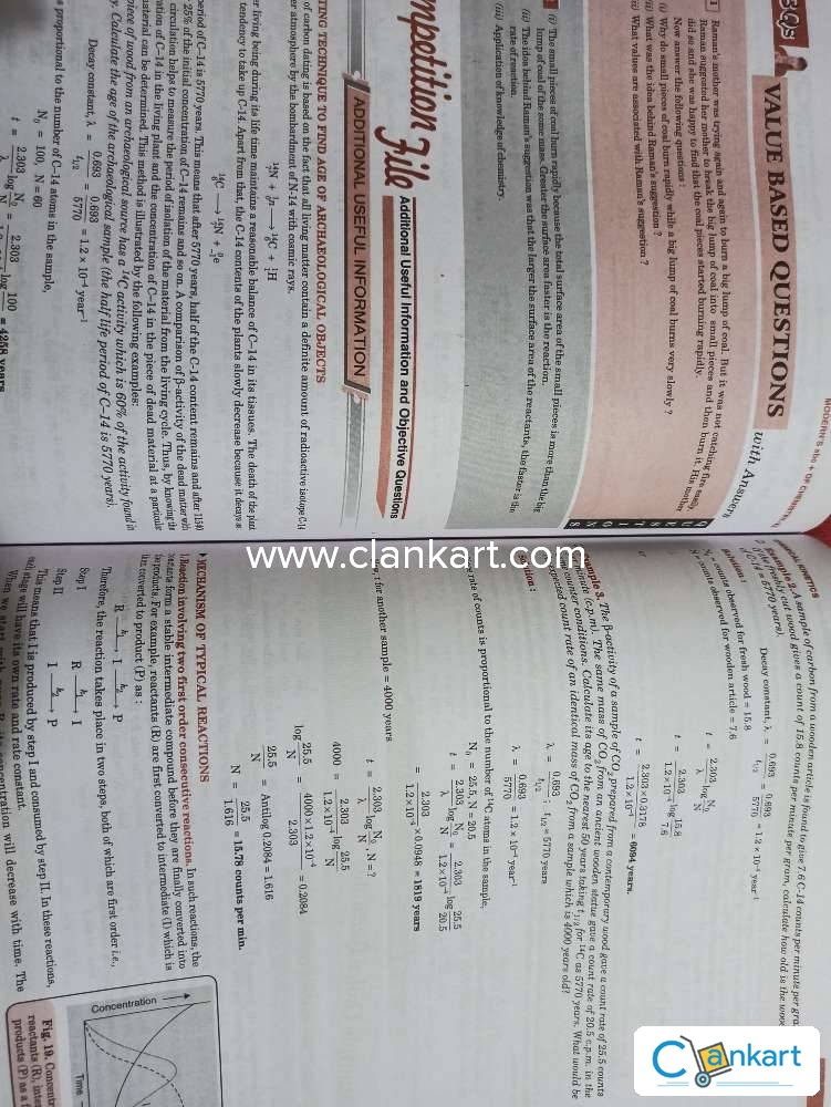 Buy chemistry part i book in good condition at clankart