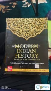Modern Indian History with a Primer on Post Independent India