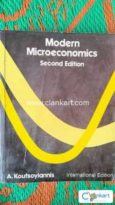 Modern Microeconomics  Author(s) A. Koutsoyiannis