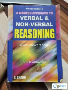Modern approach to verbal and nonverbal reasoning by Dr r.s Aggarwal