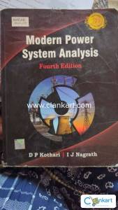 Modern power system analysis for electrical engineering