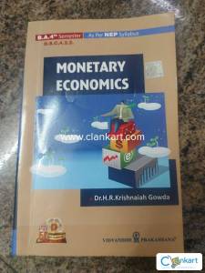 Monetary Economics for BA 4th sem