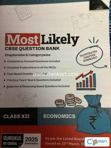 Most Likely CBSE Question Bank Economics 2024-25