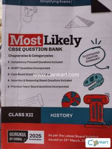 Most likely CBSE Question Bank for class 12th history