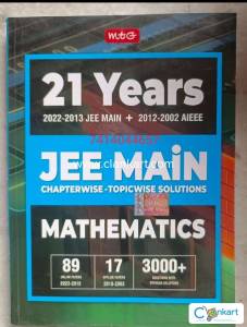 Mtg 21 years jee mains mathematics chapter wise solution
