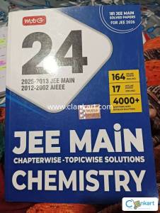 Mtg 24 years jee mains chapter wise topic wise solution chemistry