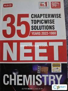 Mtg 35 year neet chemistry book in new condition