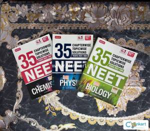 Mtg NEET 35 yrs Chapterwise Topicwise Solutions 3 subjects.