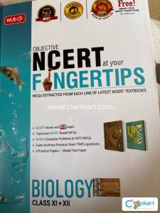 Mtg objective ncert at your fingertips biology 11-12 blue colour book