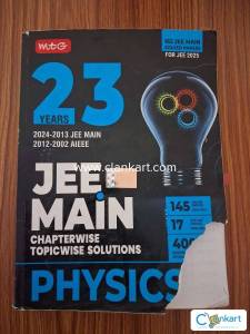 Mtg physics 23 years JEE MAIN chapterwise topicwise solutions 2025