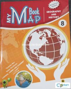 My Map Book 8th STD Unused-New Text Book English Medium (CBSC)