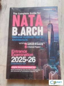 NATA B. ARCH ENTRANCE EXAMINATION 2025 - 2026