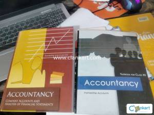 NCERT Accountancy both books for class 12th,with no name written on it