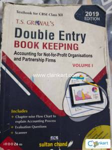 Accounts double entry book keeping class 12th TS grewal's NCERT
