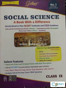 NCERT CBSE Social studies Class 9 golden book