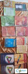 NCERT Class 11 and 12. Physics,Chem,math,english