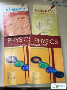 NCERT Class 12 Maths and Physics (completely new books)
