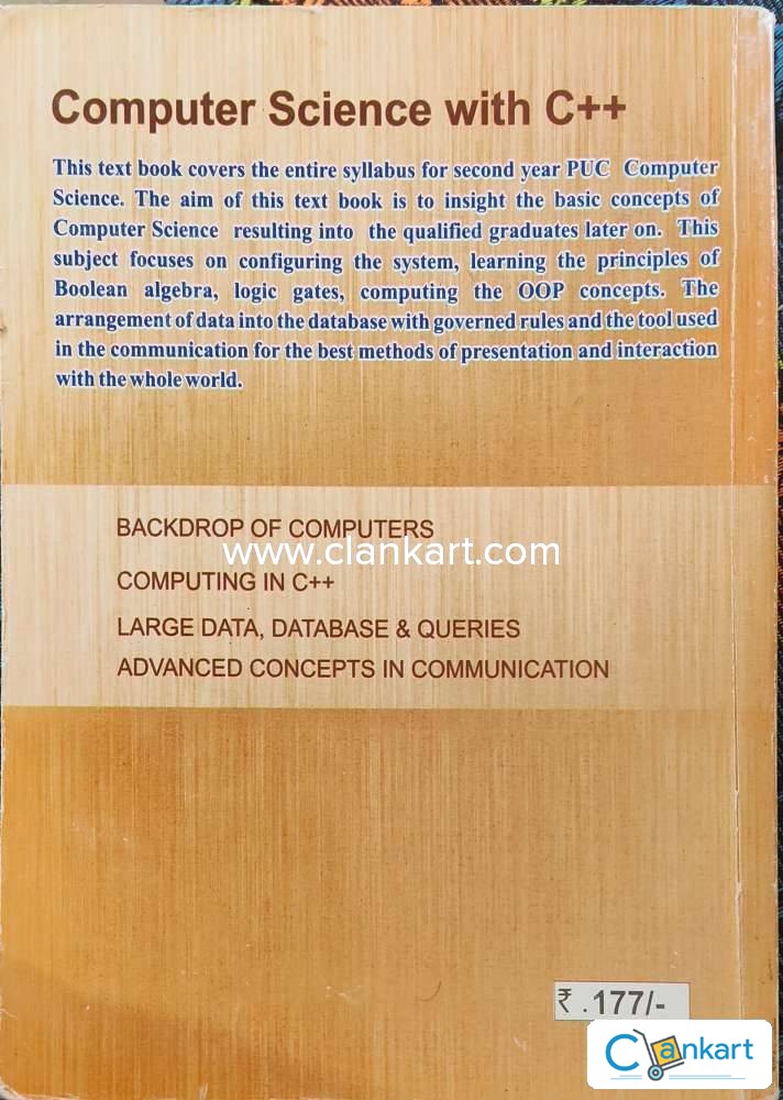 Buy 'Computer Science' Book In Good Condition At Clankart.com