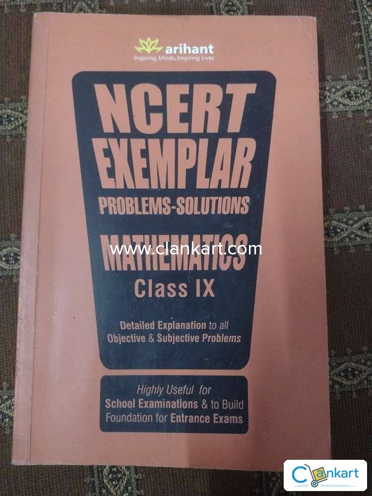 Buy Ncert Exemplar Problems Solutions Mathematics Class 9th Book In