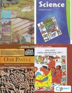NCERT Full 6th Set (CBSE) Include History, Civics, Geography, Maths, S