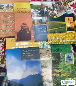 NCERT Geography for Class 6th to 12th (collection of 9 books)