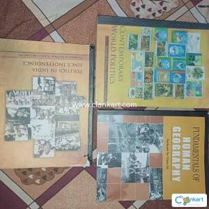 NCERT Geography, political science I, II class 12th
