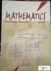 NCERT MATHS for CLASS XII part 1