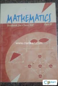 NCERT Maths Textook Part 2 Class 12th