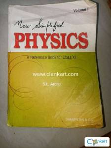 Physics(by SL Arora)for Class 11(Vol.1&2)
