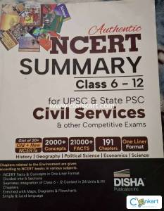 NCERT Summary of class 6-12 (Social Science)