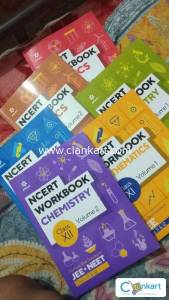 NCERT Workbook Chemistry mathematics physics  Class 12 [set of 6]