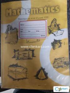 NCERT class 8th maths textbook with cover