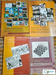 NCRT XI & XII Unused Book in half price of pol.sc (good condition)