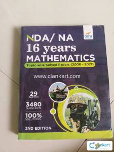 NDA/NA 16 YEARS TOPIC WISE PYQS FOR MATHS Disha