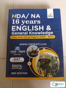 NDA/NA 16 Years English and Gs topic wise solved papers