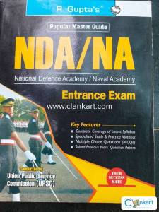 NDA/NA Entrance Exam book