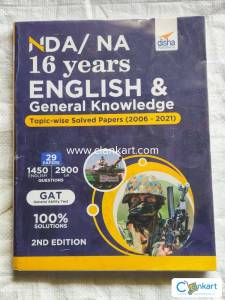 NDA 16 years ENGLISH and GENERAL KNOWLEDGE topic wise solved papers