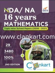 NDA/ NA 16 years Mathematics Topic-wise Solved Papers (2006 - 2021) 2n