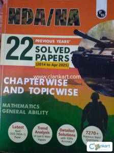 NDA NA 22 Previous Years Solved Papers (From 2014 to April 2025) Chapt