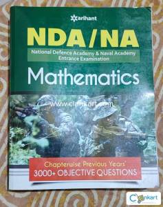 NDA/ NA Mathematics Books By arihant Latest Edition In Good Condition