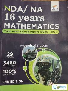 NDA / NA 16years Mathematics Topic wise Solved papers