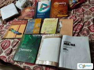 NDA entrance book and NCERT book for class 11th and 12th math