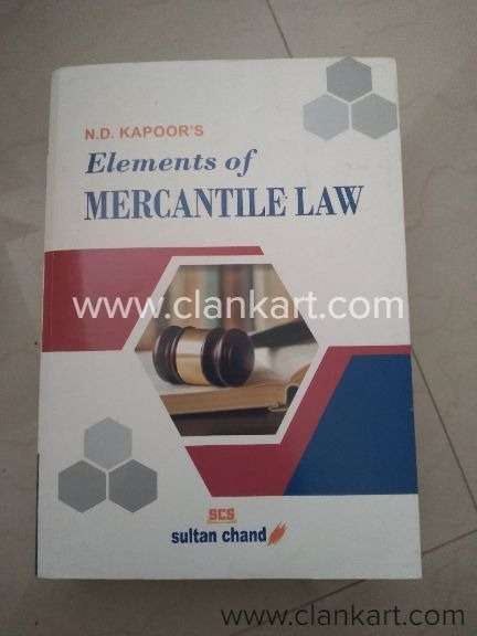 ND Kapoors Elements of Mercantile Law sultan Chand