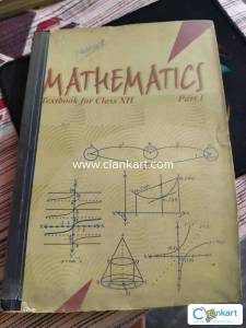 NECRT Maths part 1 and part 2 for class 12 set of 2 Books