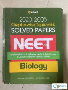NEET Biology Chapterwise Topicwise Solved Papers 2020-2005