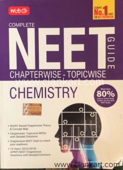 NEET Guide MTG- Chemistry with 10 years NEET chapter wise questions