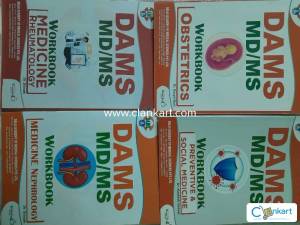 NEET PG Workbooks from DAMS - 2024 edition (all 19 subjects)